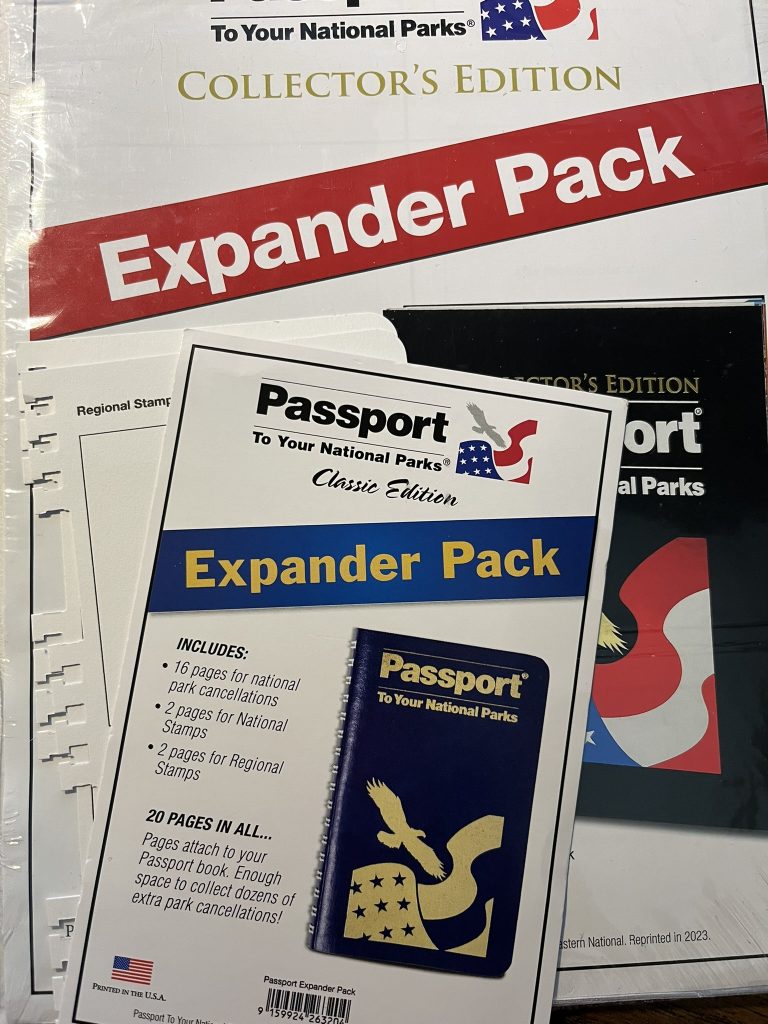 Expander pack for passport to your national parks classic and collector's edition